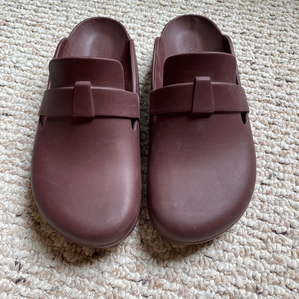 Zara Women’s Rubber Mules Sandals Clogs